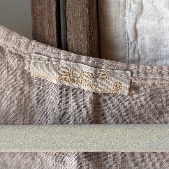 Giusy 3/4 length Sleeve Linen Top - Picture 4 of 6